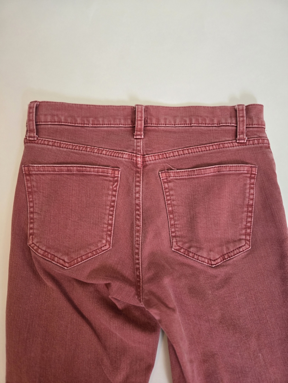 GAP High-Rise  Skinny Jeans in Dusty Rose - Frayed Ankle- 4th Of July! Women 25R - Picture 3 of 16